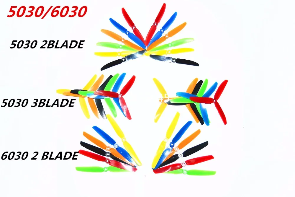 

8 Pair(16pcs)6colors 5030 /6030 Propeller (ABS) Multicopter Helicopter for quadcopter quadricopter