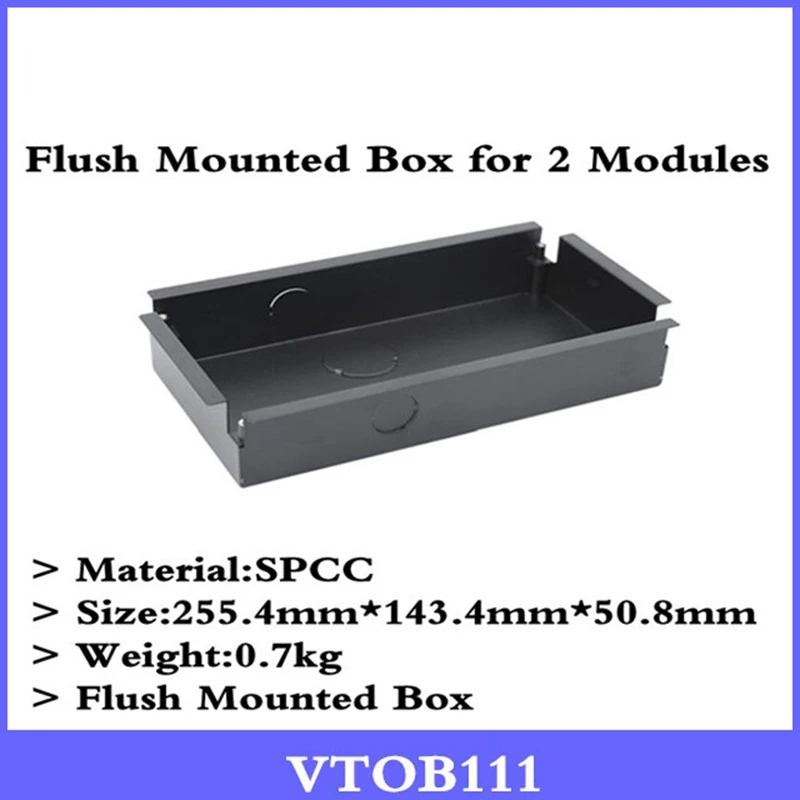 

DH VTOB111 for VTO2000A-C Flush Mounted Box for 2 Modules