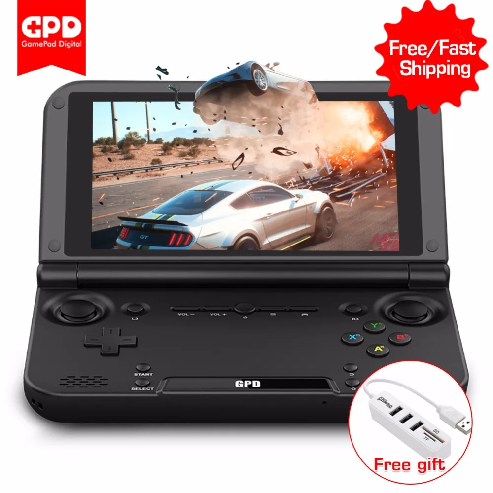 

New GPD XD Plus Gamepad Tablet PC MT8176 Quad Core 5.0 Inch 1280*720 Linux Android 7.0 Handheld Game 4GB RAM 32GB ROM Black