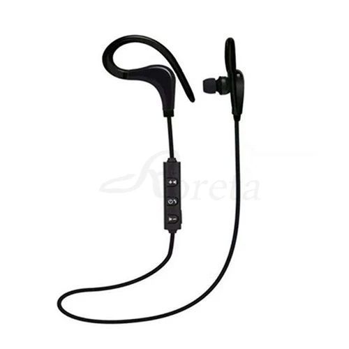 Черный Roreta BT7 Mini Wireless Bluetooth Earphone Handsfree Call Stereo Headset With Mic Ear-hook Sports Earphones For iPhone XR - Цвет: Черный