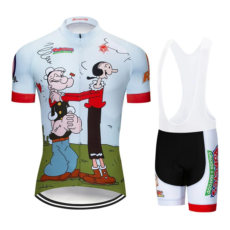 Горячая ropa ciclismo Летняя мужская команда высокого качества быстросохнущие велосипедные майки набор
