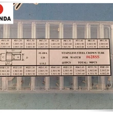 Запчасти для часов из нержавеющей стали, разные размеры, 90 различных размеров