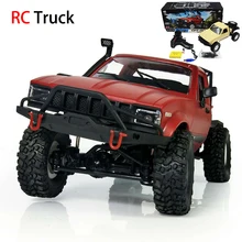 Радиоуправляемый грузовик 1:16 WPL Радиоуправляемый гусеничный автомобиль 6WD 2,4G мини внедорожный автомобиль с дистанционным управлением 15 км/ч Максимальная скорость мини RC Monster Truck