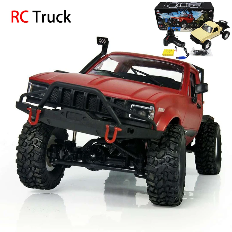 RC Truck 1:16 WPL RC Crawler Car 6WD 2.4G Mini Off-Road Remote Control Car 15km/H Top Speed Mini RC Monster Truck RC Truck 1:16 WPL RC Crawler Car 6WD 2.4G Mini Off-Road Remote Control Car 15km/H Top Speed Mini RC Monster Truck