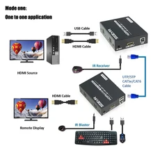 STEYR HDMI KVM Network Extender Over Single Ethernet Cable 1080P Supported HDCP,keyboard and mouse(1080p 395ft.USB + IR + HDMI) STEYR HDMI KVM Network Extender Over Single Ethernet Cable 1080P Supported HDCP,keyboard and mouse(1080p 395ft.USB + IR + HDMI)