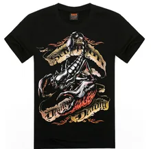 2016 3D Mighty scorpion Printed Mens T Shirts Summer Men Tshirts Short Sleeve Man T-Shirt Cotton black
