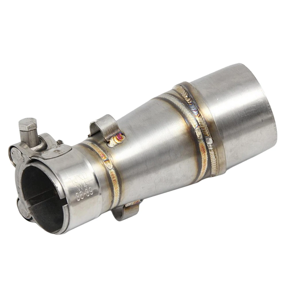

51mm Motorcycle Slip On Exhaust Middle Link Adapter Pipe Tube Stainless Steel Exhaust Systems Parts for Ninjia Z250 250 300