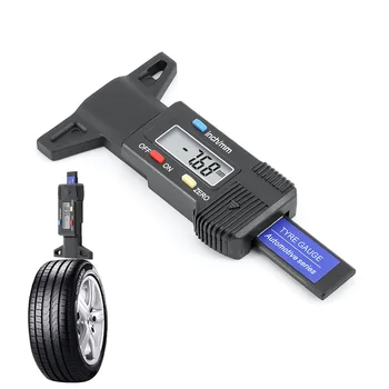

1 Piece Tire tool auto Repair Tool Car tire tread depth gauge Tester Brake Shoe Pad Car Tire measurer Digital Tester tool