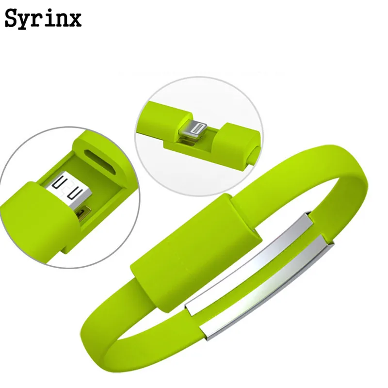 

Hot Bracelet Micro Type c USB Cable Wire Sync Data Charger Cord USB Cable for iPhone 6 6s 7 Plus X For Samsung S9 S8 For Xiaomi