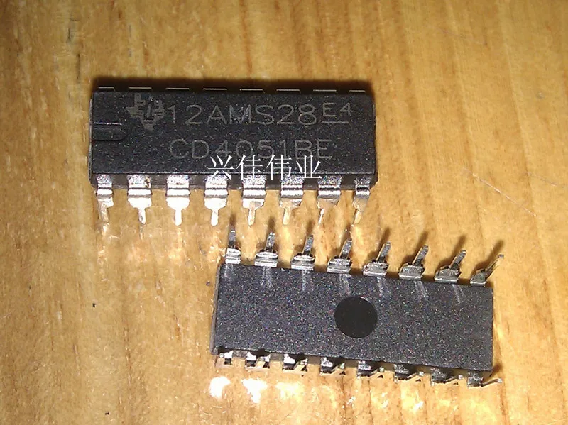 50 шт./лот новые CD4051 CD4051BE DIP-16 восемь аналоговых переключателей