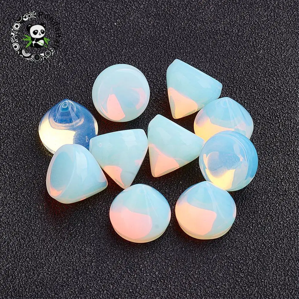 Opalite Кабошоны, конус, 10x10 мм