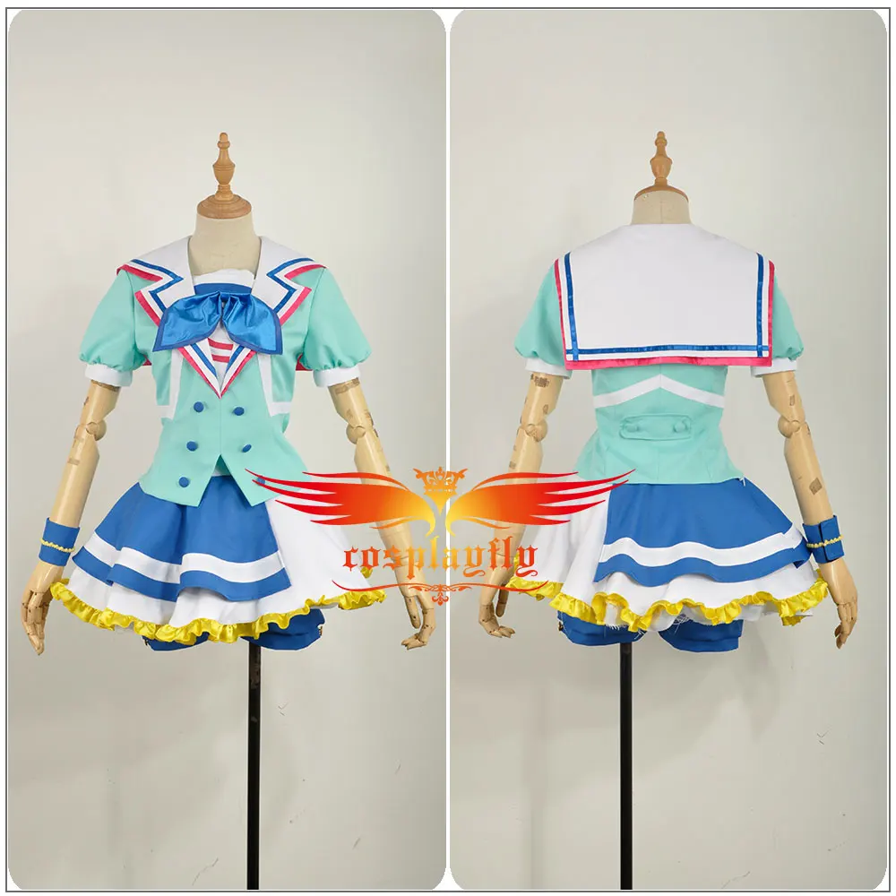 Аниме LoveLive!SunShine! Aqours OP Jumping Heart Watanabe You карнавальный костюм нарядное платье для