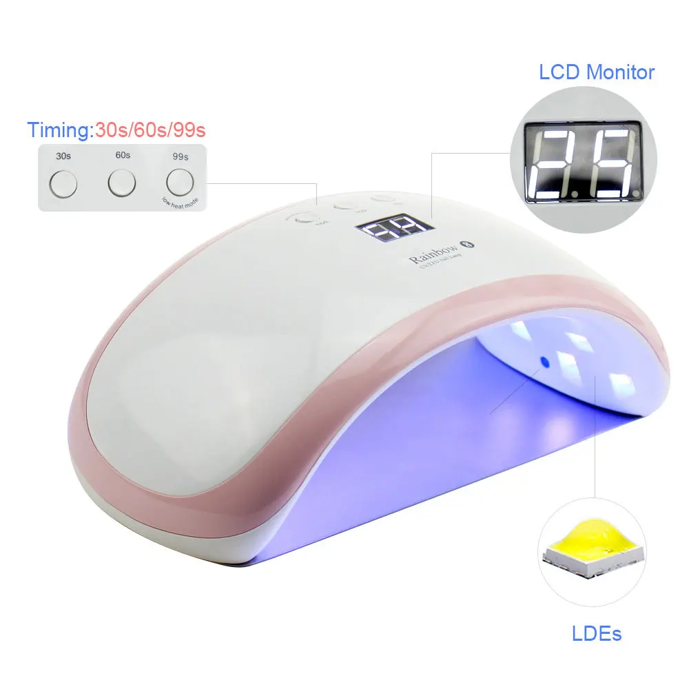 

UV LED lamp apparatus for nails Manicure 36W SUNRB8 Bottom 30s/60s Timer Nail Dryer for Design All For Gel Varnish uv ligh nail
