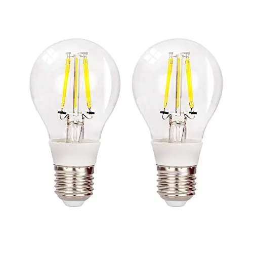 

6W LED Filament Bulb E27 Warm White 2700K Pack of 2 Units