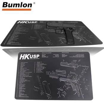 

HK UPS Gun Cleaning Bench Mat Rubber Carpet Non-Slip with Instructions Armourist Ben Mat for Gun Airsoft Clean 37-0099