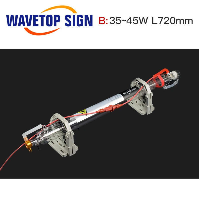 WaveTopSign 40 Вт Co2 лазерная трубка обновленная металлическая головка длина 720 мм dia50мм для CO2 лазерная гравировка машина для резки