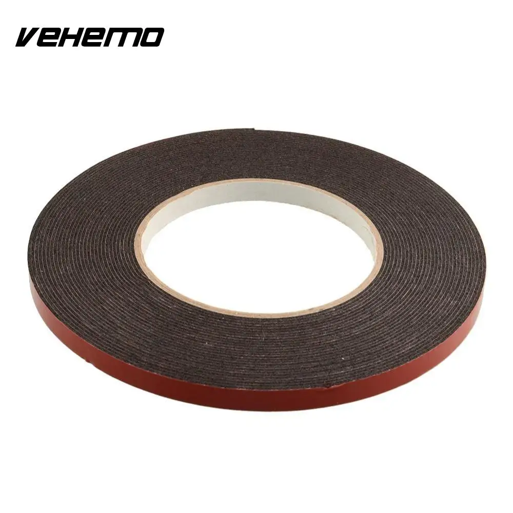 

Vehemo Double Sided Car Auto Truck Vehicle Trim Foam Sticky Tape Adhesive 6mmx10m