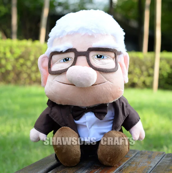 

MOVIE UP PLUSH STUFFED TOYS 12" CARL FREDRICKSEN GRANDPA SOFT DOLL FIGURE