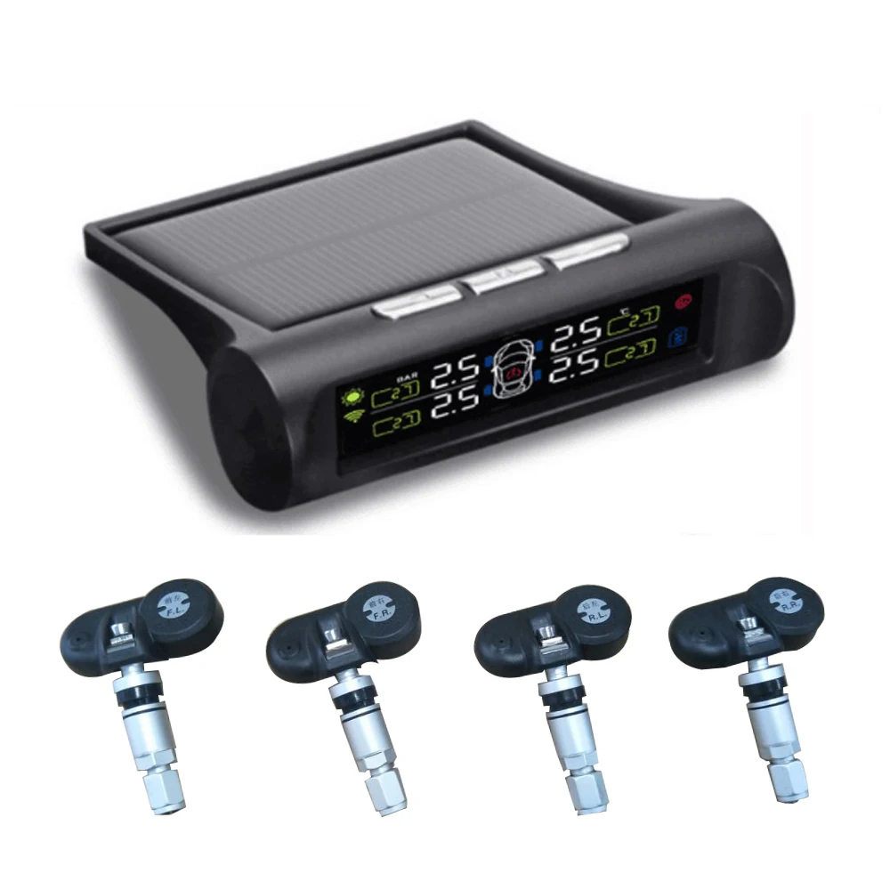 Солнечной энергии салона автомобиля TPMS шин Давление мониторинга Системы