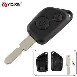 YIQIXIN 2 Button Remote Key Fob Case Shell For Citroen Picasso Saxo Xsara Berlingo For Peugeot Replacement Shell With 406 Blade