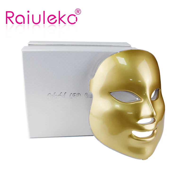 

Photodynamic LED Facial Mask Skin Rejuvenation Wrinkle Removal Electric Device Anti-Aging Mask Therapy 7 Colors Beauty Machine