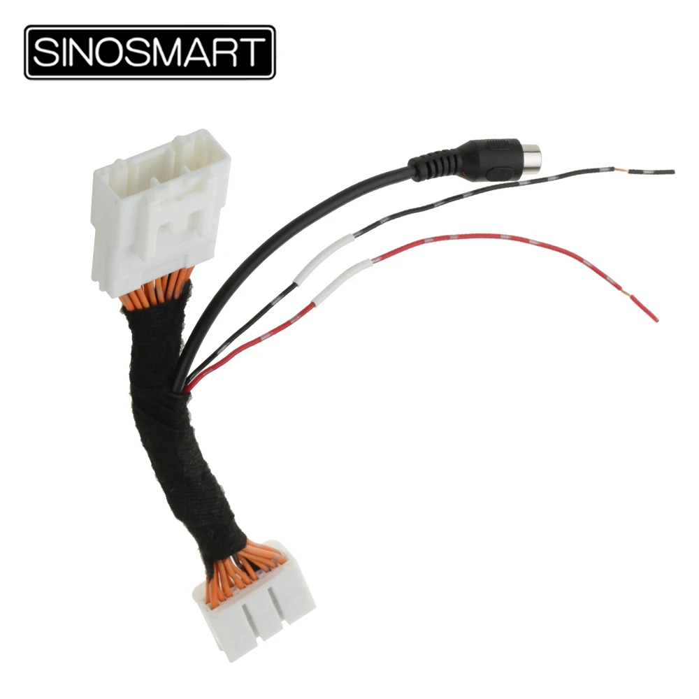 imágenes para Sinosmart c20 cable de conexión para cámara de marcha atrás para mazda 3 atenza hatchback oem monitor sin dañar el coche cableado imágenes para Sinosmart c20 cable de conexión para cámara de marcha atrás para mazda 3 atenza hatchback oem monitor sin dañar el coche cableado