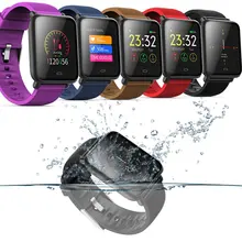 Q9 Смарт-часы 1," Цвет Экран монитор сердечного ритма Шагомер удаленной Камера sms-напоминание позвонить Водонепроницаемый IP67 часы для занятий спортом
