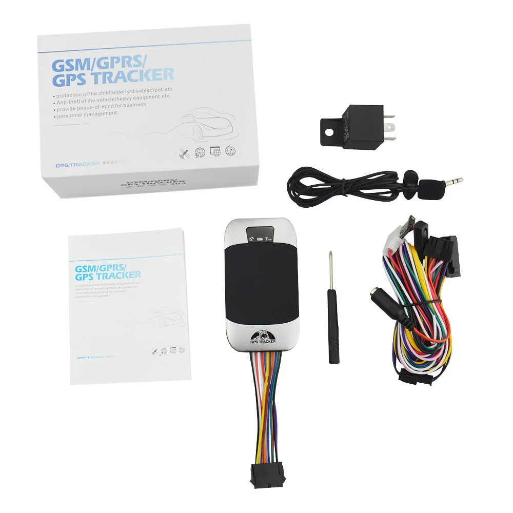 Gps 303F gps/GSM/GPRS трекер транспортного средства Топлива Меньше или Противоугонная сигнализация SOS TK303F