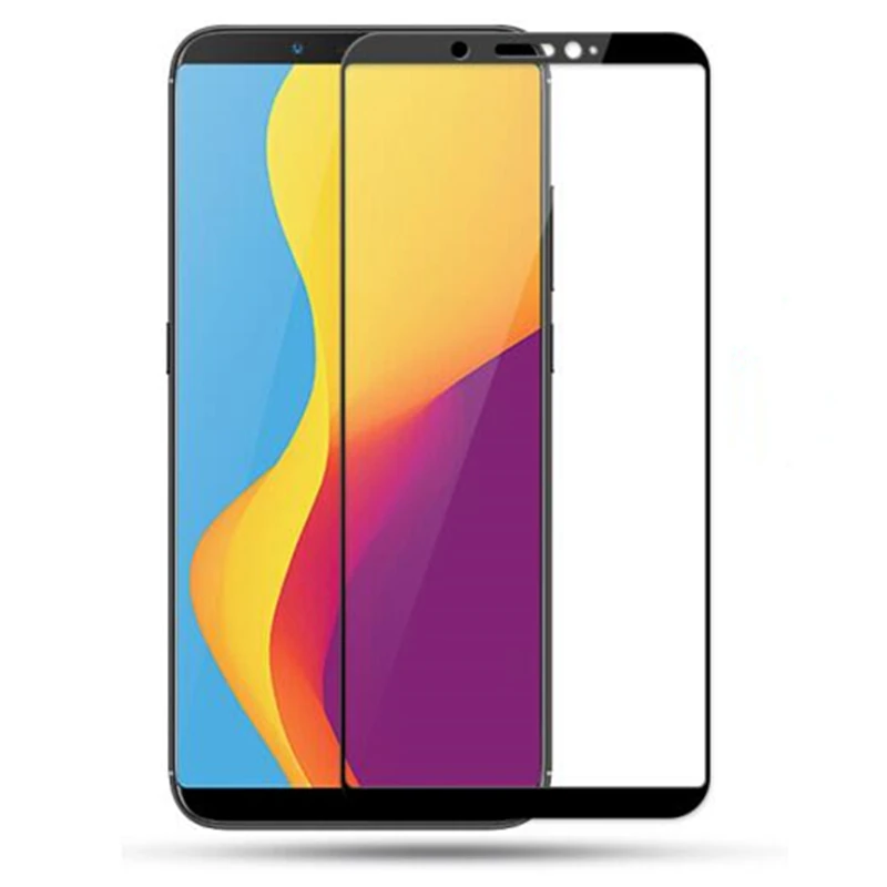 Закаленное стекло с полным покрытием для ZTE Nubia V18 NX612J цветная Защитная пленка
