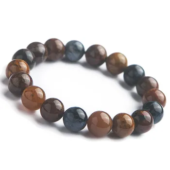 

12mm Precious Natural Pietersite Gems Stone Crystal Stretch Round Bead Bracelets For Woman Man Drop Shipping