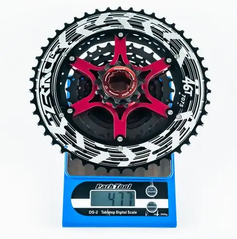 Zracing Alpha 10s легкая кассета 10 скоростей MTB велосипед freewheel 11-46 T/50 T-черный - Цвет: 10S 11-46T