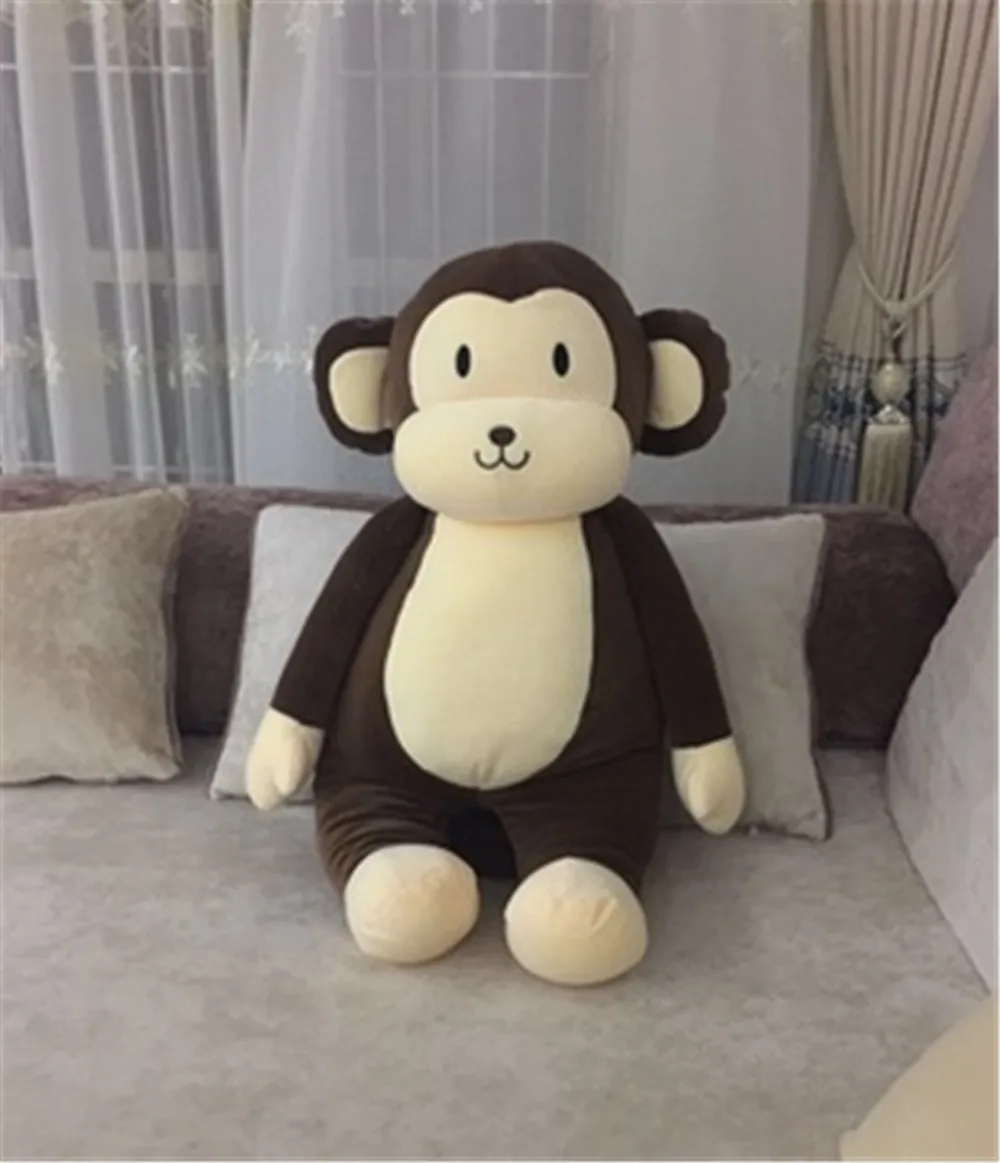 Fancytrader Super Soft Anime Monkey Plush Pillow Doll Cute Stuffed Cartoon Animals Monkey Toys for Kids Gifts 2 Sizes 2 Colors5