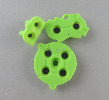 

10sets/lot Soft Silicone Conductive Rubber Pad for Gameboy Advance GBA Replacement DIY Accessories