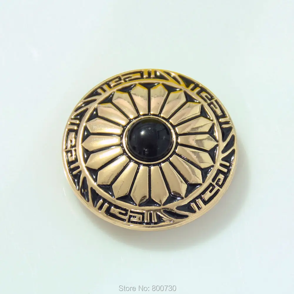 (KB307) 10 шт. 1 1/8 ''(3 0 см) Wild Hearts Concho Leathercraft Gold w/ Black каменный Кончо|leathercraft|leathercraft conchos