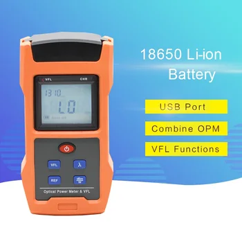 

TL563B 2 IN 1 -70~+10dBm Optical Power Meter And 10mw VFL Visual Fault Loctor