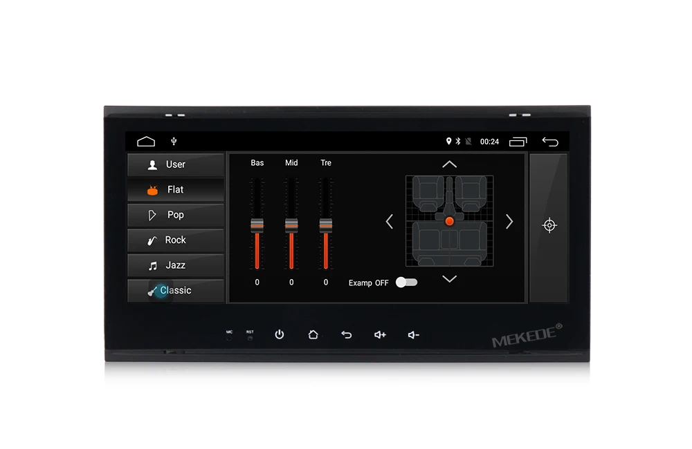 Flash Deal HD 1024x600 8.8" HD Android 7.1 2G RAM 4G LTE Car DVD Player Multimedia GPS Radio for VW Touareg 2004-2011 Include CAN-BUS 12