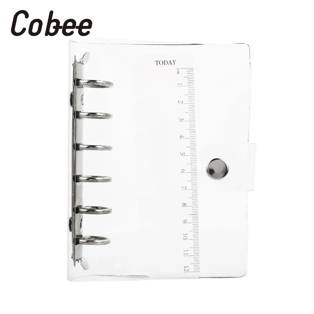 Notebook Cover A5/A6/A7 DIY 6 Holes Binder Diary Planner Cover Waterproof Economic Notepad Ring Binder Covers Notebook Cover A5/A6/A7 DIY 6 Holes Binder Diary Planner Cover Waterproof Economic Notepad Ring Binder Covers