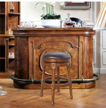 ^#Cheap European American style solid wood High bar stool Leather bar stool ^#Cheap European American style solid wood High bar stool Leather bar stool