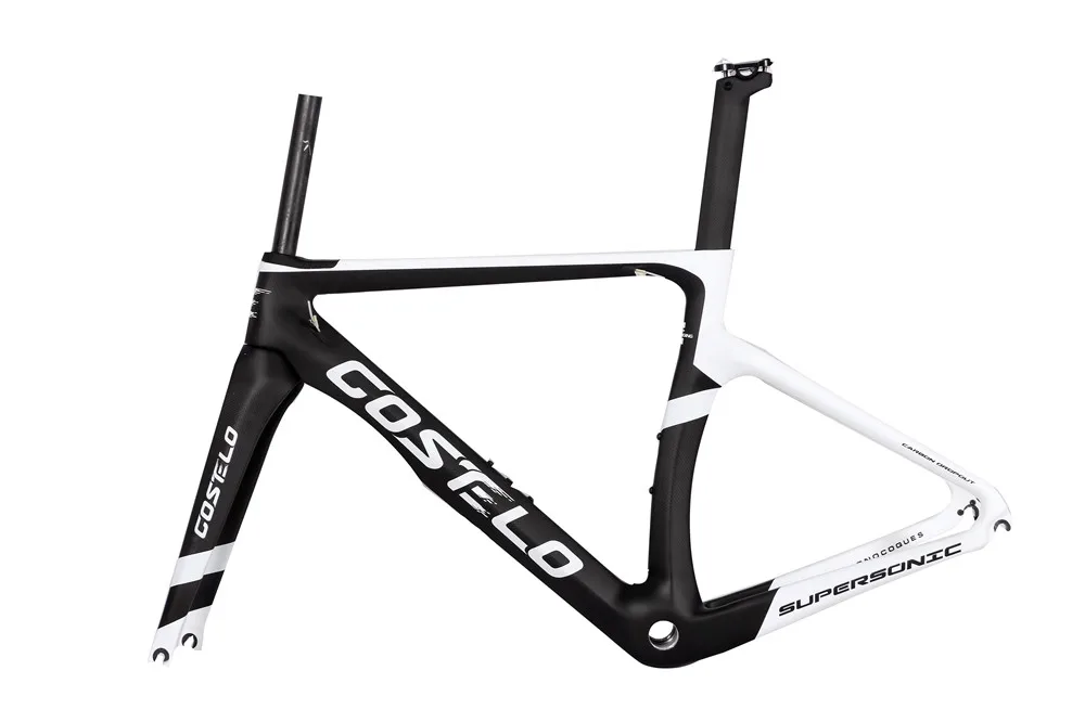 Cheap 2019 Costelo SuperSonic Road carbon bike frame disc brake Thru axle bicycle T800 3k weave carbon frame fork seatpost 26 Cheap 2019 Costelo SuperSonic Road carbon bike frame disc brake Thru axle bicycle T800 3k weave carbon frame fork seatpost 26