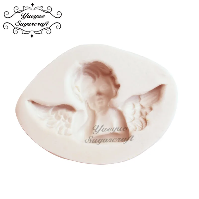 Yueyue Sugarcraft Angel Baby силиконовая форма помадка форма для украшения торта Форма для шоколада