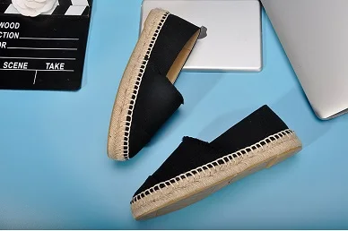 New Fashion 2018 Spring Autumn High Quality Women's Espadrilles Shallow Canvas Shoes Girls Loafers Flats Casual Shoes Size 34-42