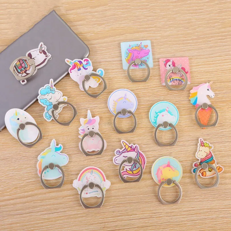 

UVR Unicorn Mobile Phone Stand Holder Unicorn Finger Ring Mobile Smartphone Holder Stand For iPhone Xiaomi Huawei All Phone