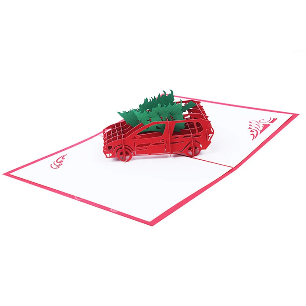 Рождественская открытка Подробная информация о 3D Популярной открытке рождественское поздравление подарок для ребенка праздник счастливый год Convites De Casamento Подарочная открытка