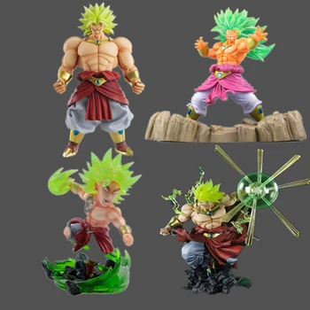 

Anmie Dragon Ball Action Figure PVC Broly Figures Super Broli Broly Contain Base Figure Dragon Ball Broli Broly Toys Doll Model