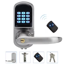 Cerradura electrónica de Control Remoto, contraseña, Llave mecánica, Digital Inteligente de Entrada Sin Llave Inteligente de Bloqueo L & S L16071BSRM
