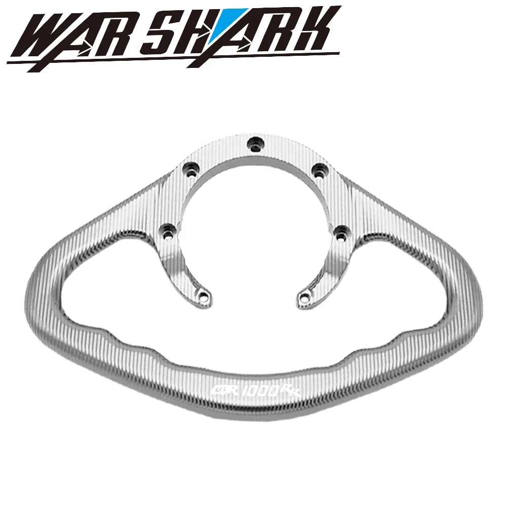 for honda cbr 1000rr cbr1000rr from 2004 to 2011 2006 2007 2008 motorcycle passenger handgrips - Цвет: Silver cbr1000r logo