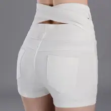 Летние шорты с высокой талией размера плюс, женские джинсовые шорты, однобортные джинсовые женские шорты 6xl