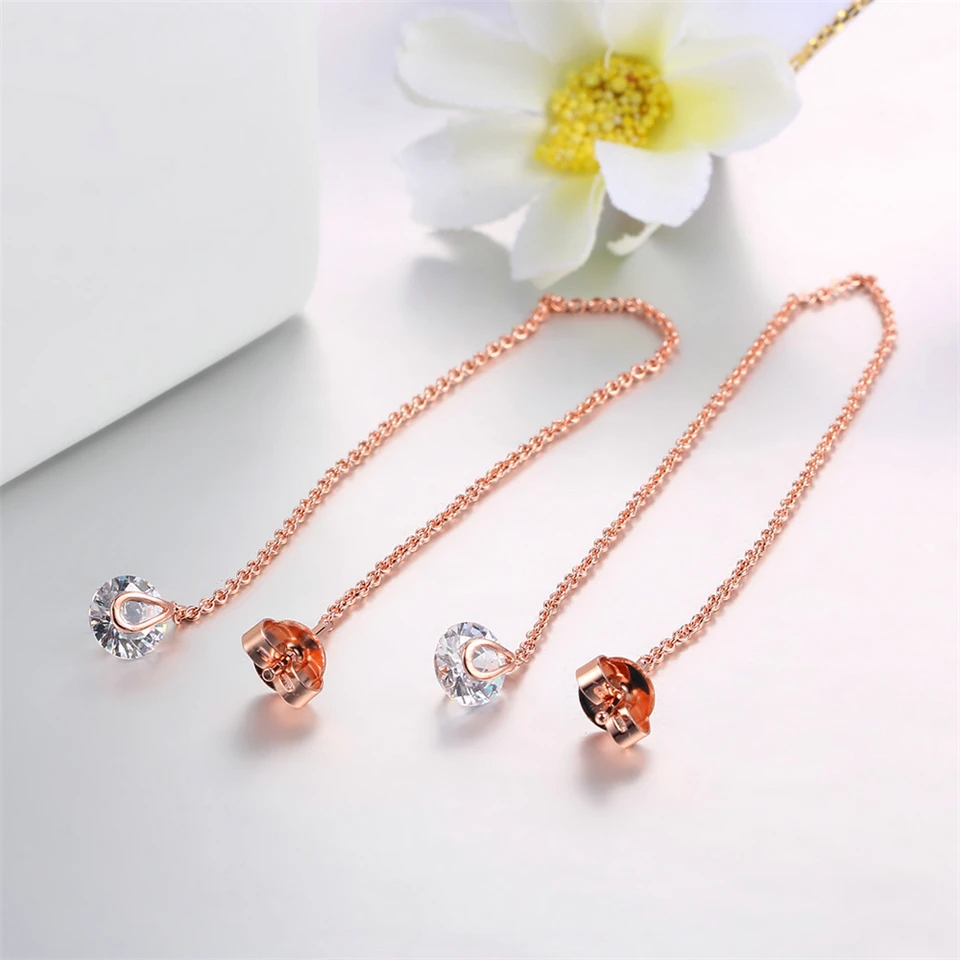 c PISSENLIT Silver Long Drop Earrings Round Gold Silver Earrings Women Jewelry New Fashion Grace Woman Korean Jewelry Girls Gifts
