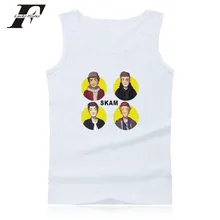 LUCKYFRIDAYF Skam Vest Norway Summer Sleeveless T font b shirt b font O Neck Cotton font