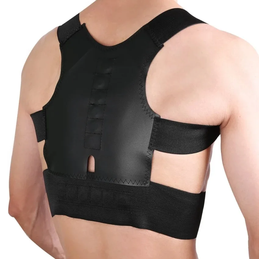 

Magnetic Posture Corrector Corset Women Men Back Support Brace Straightening Orthopedic Black White Vest Corset Belt